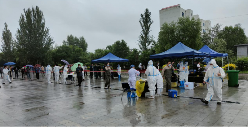 筑牢疫情防控安全防線&mdash;&mdash;物產(chǎn)北川物流園區(qū)開展核酸檢測(cè)